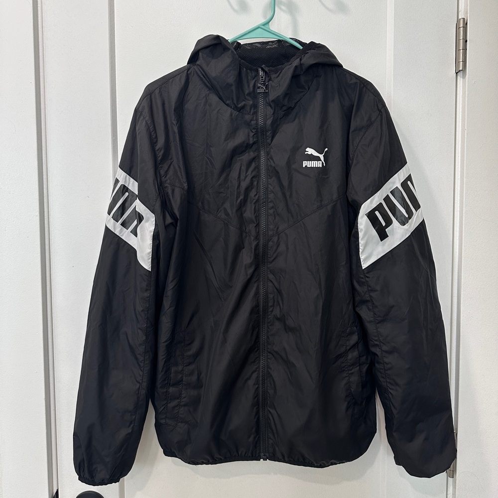 Puma Windbreaker Style Mesh Jacket - Men’s Size Medium